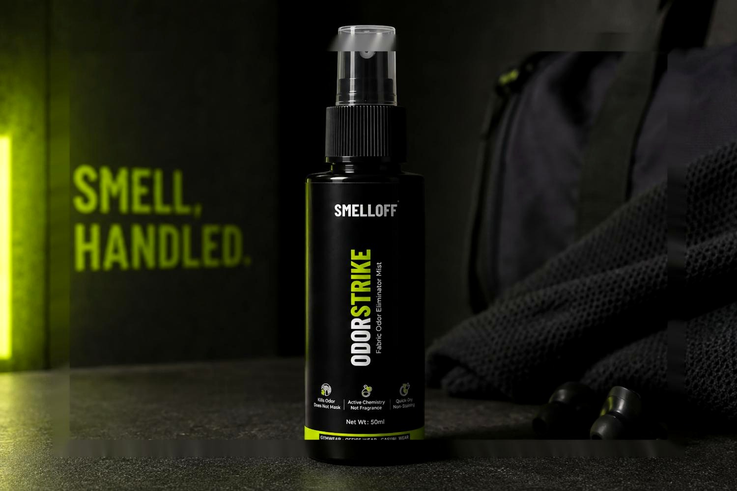 ODORSTRIKE 50ml with gym bag — Smell, handled