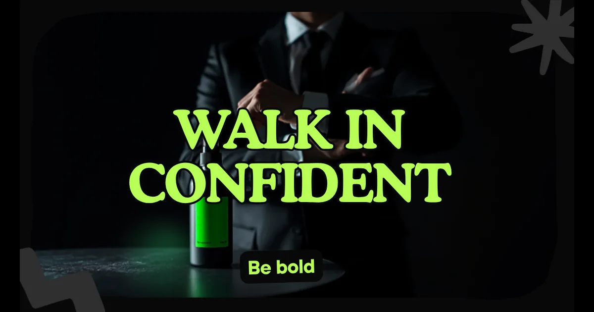 The confidence spray before every meeting, date, and interview