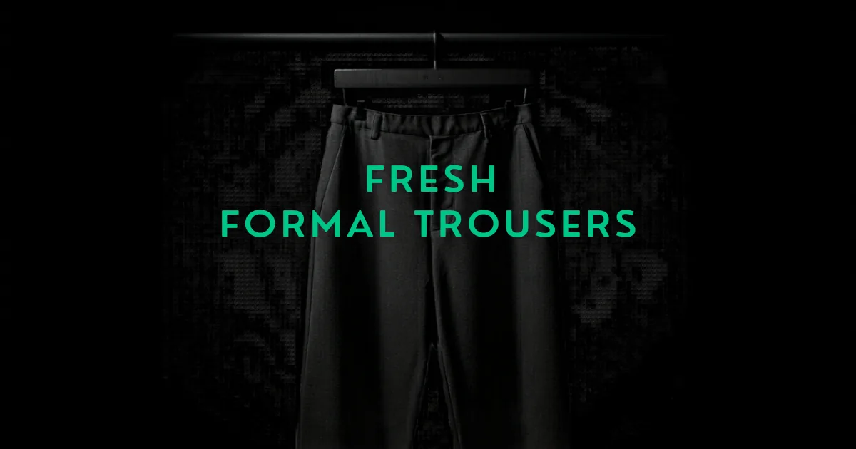 How to remove smell from formal trousers without dry cleaning