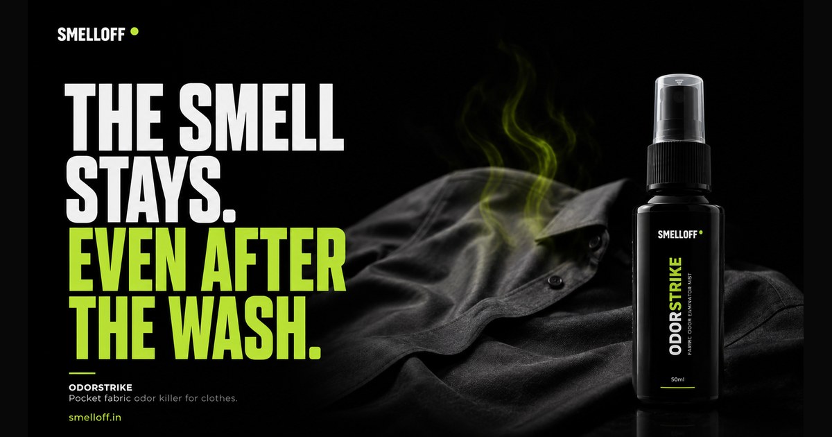 Mumbai Humidity + Sweat Smell (The Survival Guide) — Smelloff ODORSTRIKE