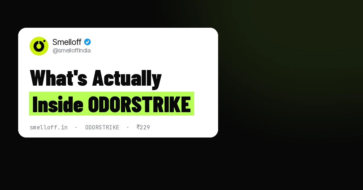 ODORSTRIKE ingredients — full Formula v3.1 list explained