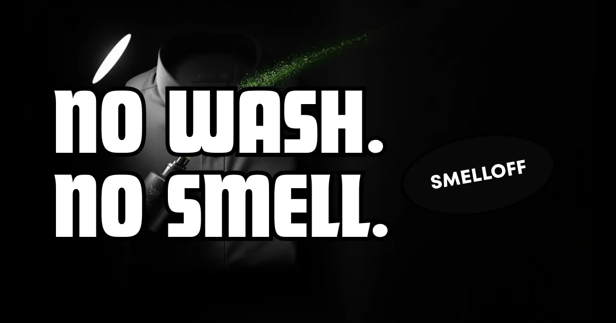 Remove sweat smell from shirts without washing